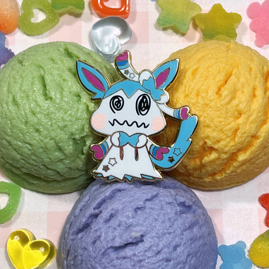 Pokemon: Mimikyu Shiny Sylveon Enamel Pin