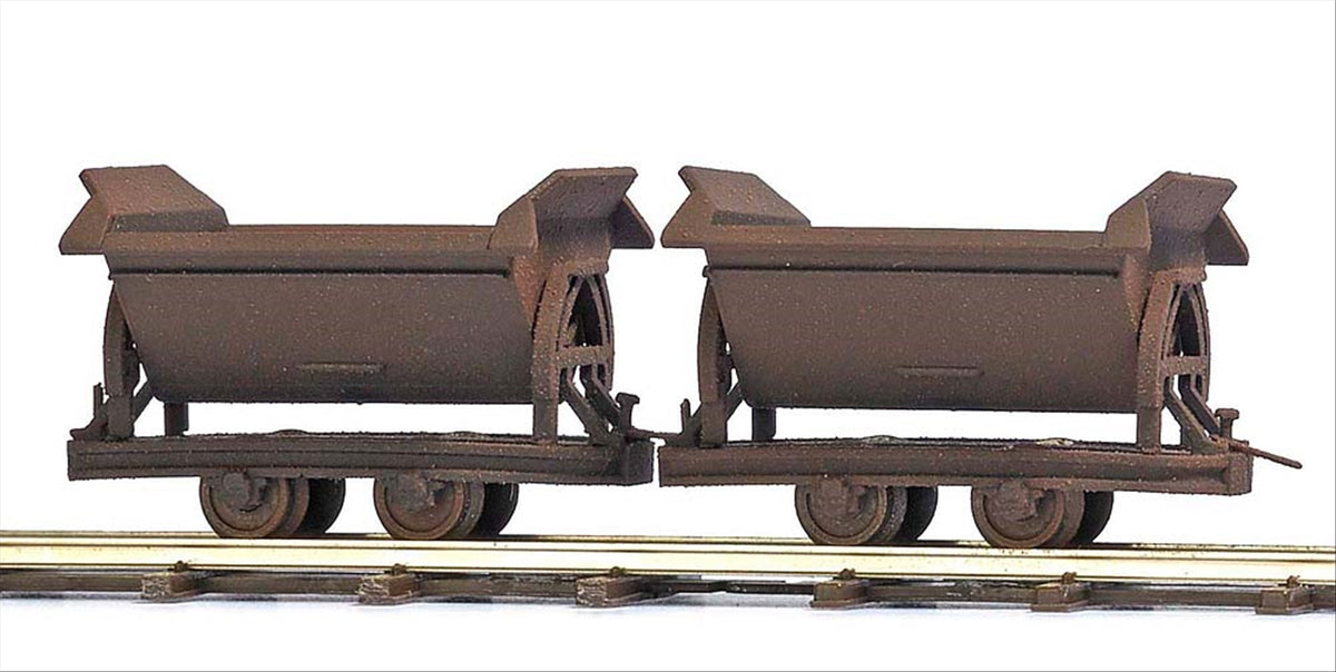 Busch 12215 HOn2 Scale Feldbahn Tipper Wagon 2-Pack