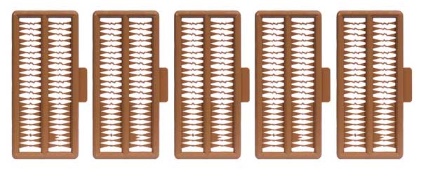 Busch 7759 HO Scale Spruce Cones -- Molded Plastic pkg(230)