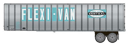 Walthers SceneMaster 949-2607 HO Scale Flexi-Van 40' Trailer 2-Pack New York Cen