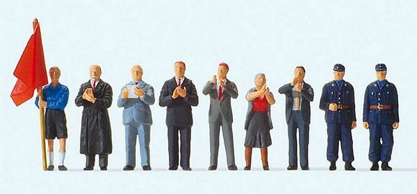 Preiser 10585 HO Scale German Political Figures Ulbricht, Pieck