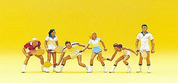Preiser 10078 HO Scale Recreation & Sports Tennis Players