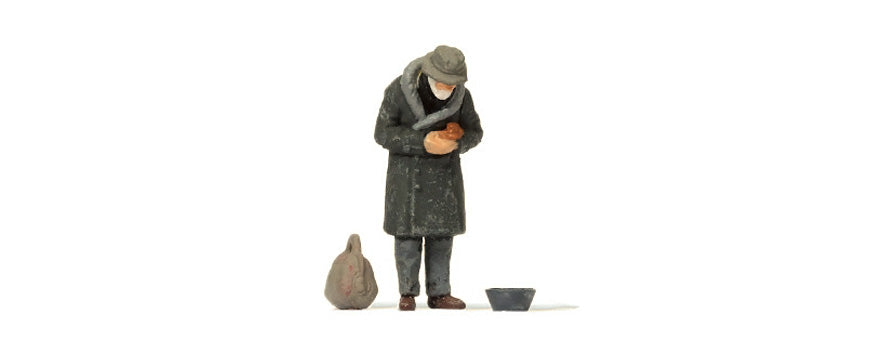 Preiser 28102 HO Scale Beggar Figure
