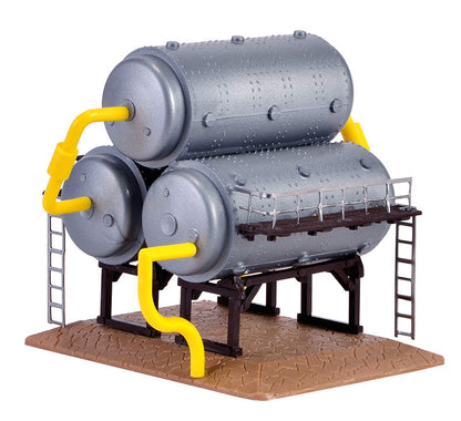 Vollmer 45520 1/87 Triple Horizontal Oil Tanks Plastic Kit