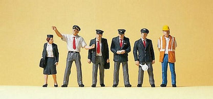 Preiser 10410 HO Scale Railroad Personnel Railway Workers Great