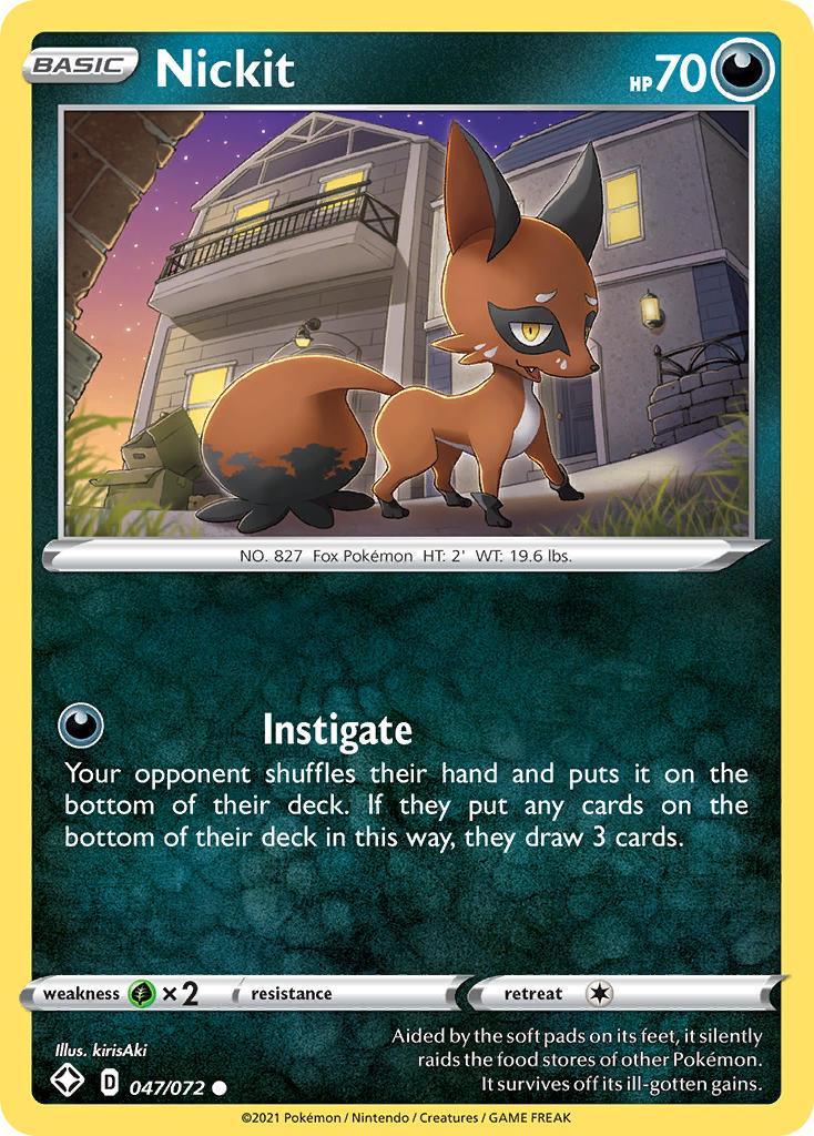 Nickit (047/072) [Sword & Shield: Shining Fates]