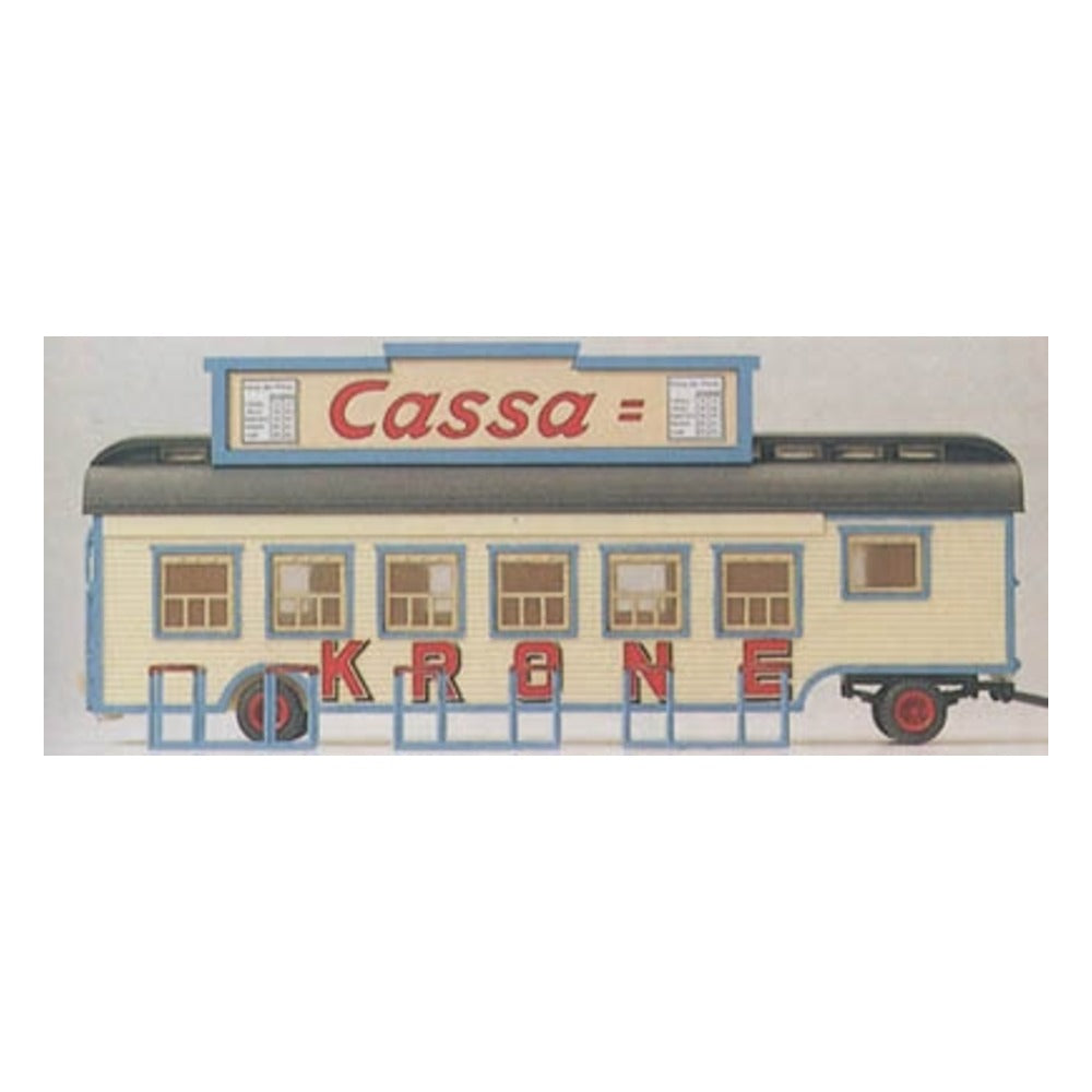 Preiser 21031 HO Circus Krone Ticket Wagon, Assembled
