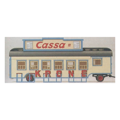 Preiser 21031 HO Circus Krone Ticket Wagon, Assembled