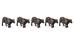 Walthers SceneMaster 949-6050 HO Beef Cattle pkg(16)