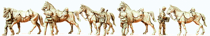 Preiser 16607 HO Scale Former German Army WWII Unpainted Figures