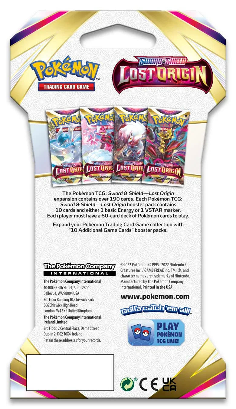 Sword & Shield: Lost Origin - Sleeved Booster Pack