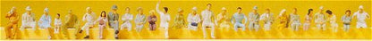 Preiser 14404 HO Scale Bus Driver & Passengers pkg(26)