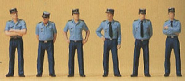Preiser 25108 HO Scale French Police Officers Figure Set