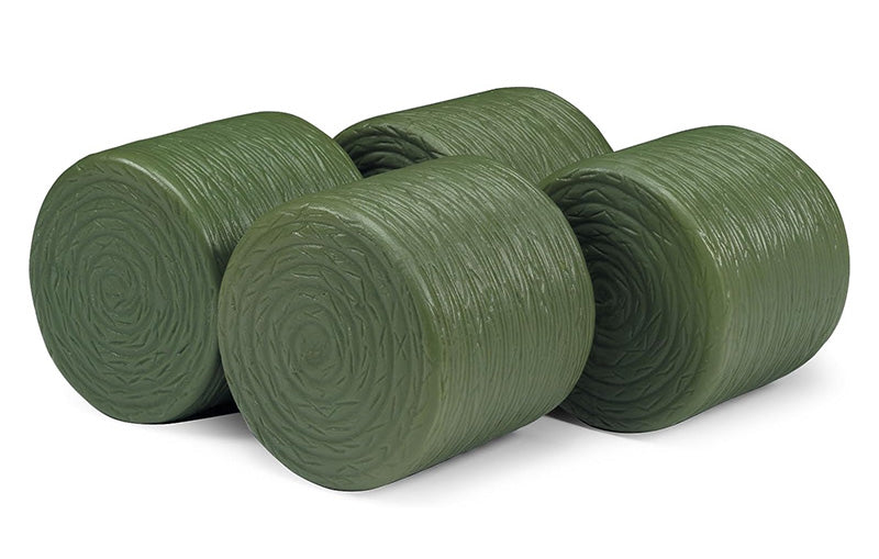 Ertl 13189 1/16 Round Hay Bales, 4-Pack Plastic