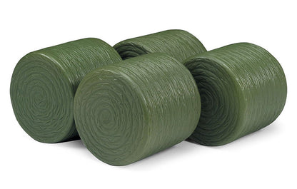 Ertl 13189 1/16 Round Hay Bales, 4-Pack Plastic