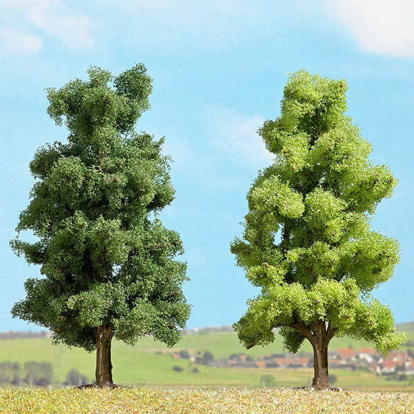 Busch 6740 TT Scale Deciduous Trees -- 1 Each Birch & Beech 4-5/8" 11.5cm Tall