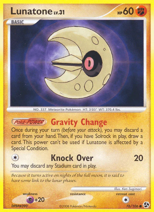Lunatone (76/106) [Diamond & Pearl: Great Encounters]