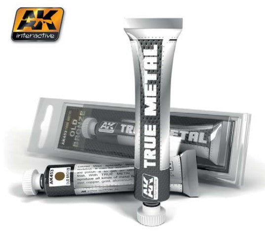 AK Interactive 453 True Metal: Old Bronze Wax Paint 20ml Tube