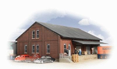 Walthers Cornerstone 2954 HO Scale Brick Freight House Kit