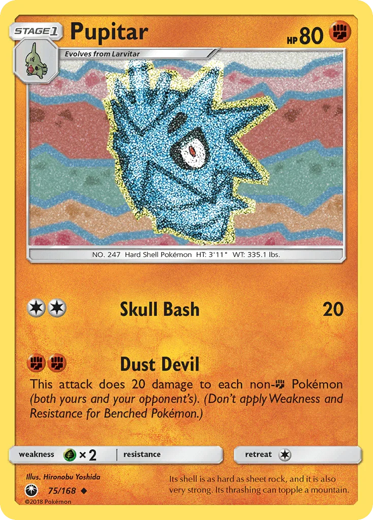 Pupitar (75/168) [Sun & Moon: Celestial Storm]