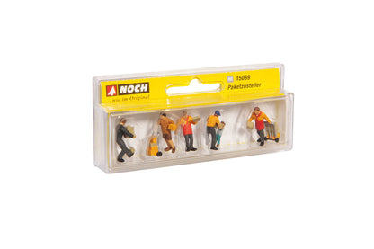 Noch 15069 HO Scale Parcel Delivery with Accessories
