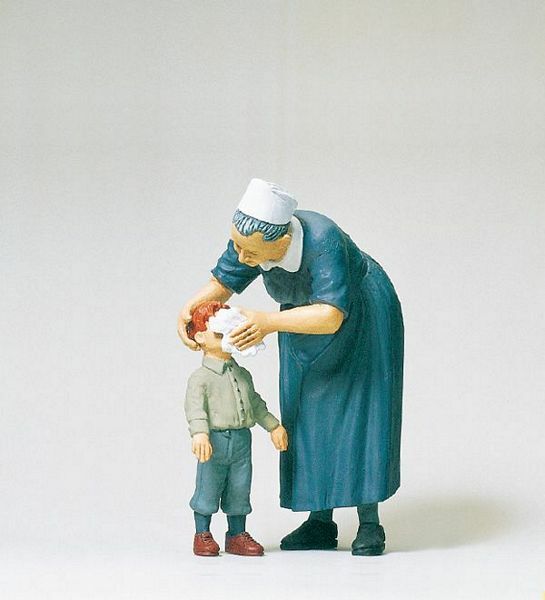 Preiser 45507 G Scale Pedestrians Protestant Sister with Child