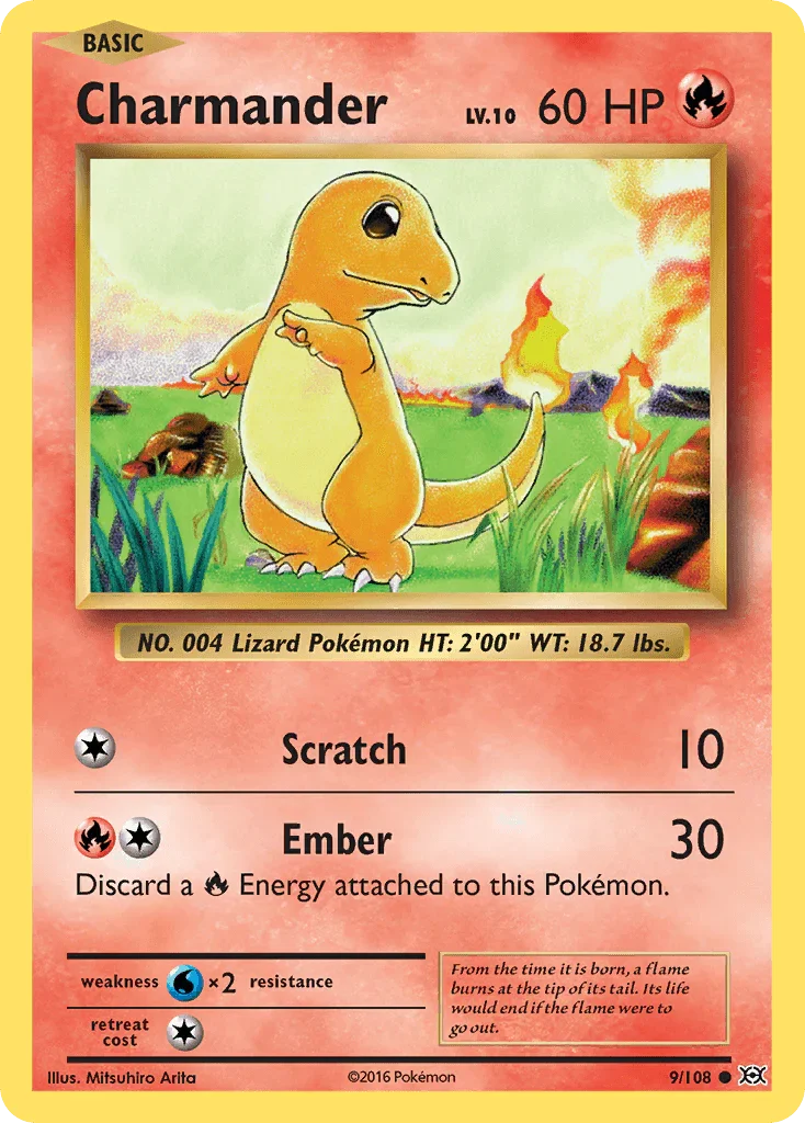Charmander (9/108) [XY: Evolutions]