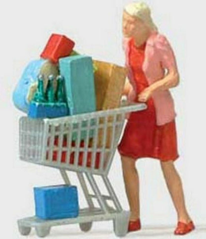 Preiser 28081 HO Scale Individual Figures, Pedestrians Shopaholic