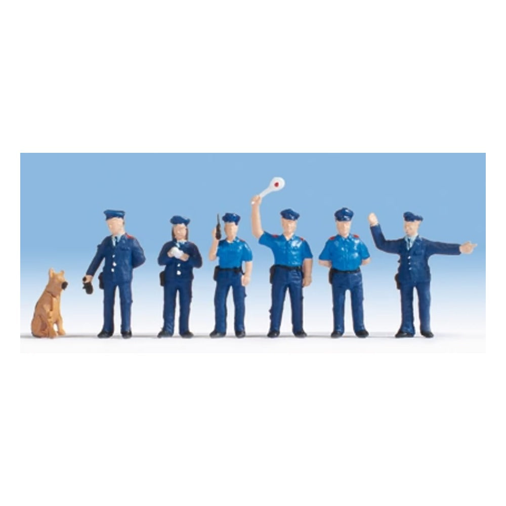 Noch 15075 HO Scale Swiss Police Officers & Dog