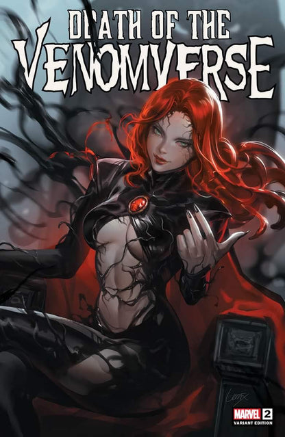 DEATH OF THE VENOMVERSE #2 (LESLEY LEIRIX LI EXCLUSIVE TRADE/VIRGIN VARIANT SET)