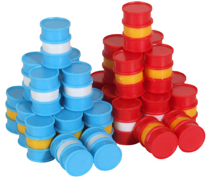 Kibri 39386 1/87 Oil Drums Plastic Model Kit, 32 Drums
