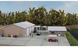 Walthers Cornerstone 933-4122 HO Vehicle Maintenance Facility Kit