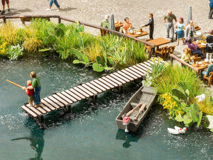 Noch 14223 HO Scale Footbridge Laser-Cut Kit