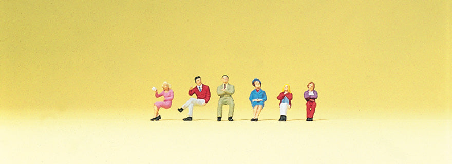 Preiser 88545 Z Scale Seated Passengers Figure Set