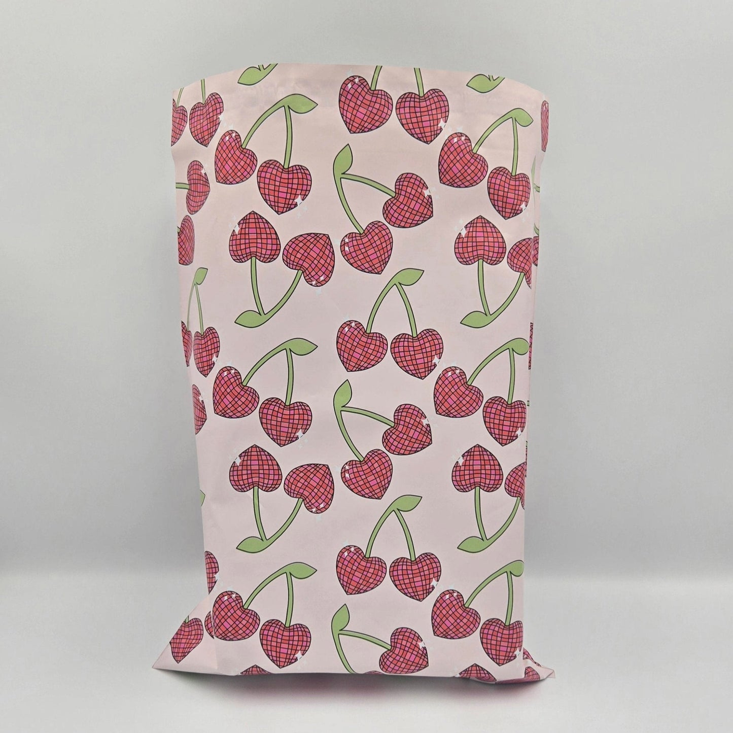 Disco Cherry Poly Mailers Size 10x13 Colorful Shipping Bags