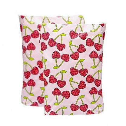 Disco Cherry Poly Mailers Size 14.5x19x4 Gusseted Shipping Bags