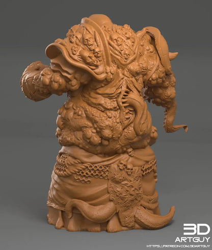 Diseased Horror by 3DArtGuy 32mm scale, 120mm, Miniature War Gaming Figure, Unclean Proxy