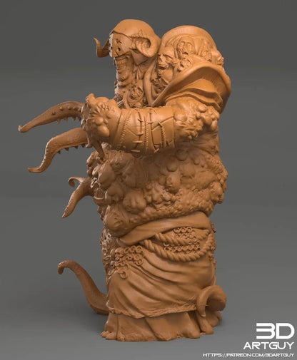 Diseased Horror by 3DArtGuy 32mm scale, 120mm, Miniature War Gaming Figure, Unclean Proxy