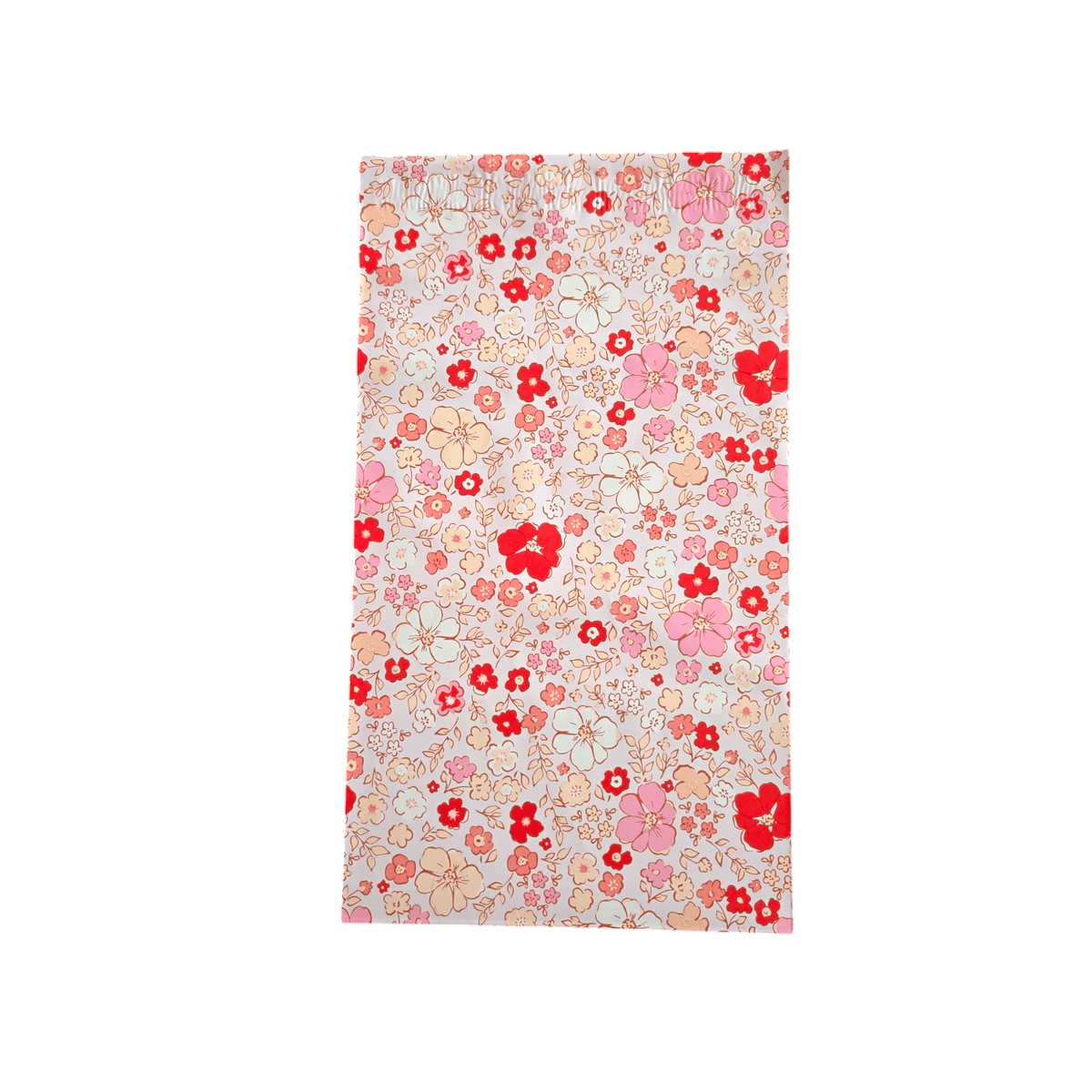 Ditsy Pink Flower Poly Mailers Size 6x9 Shipping Bags
