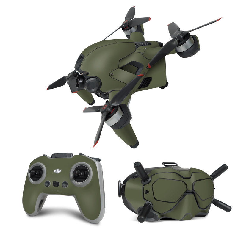 Solid State Olive Drab - DJI FPV Combo Skin