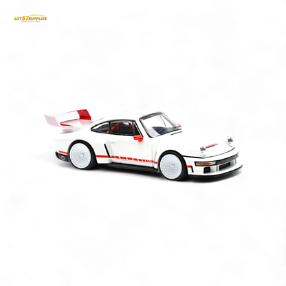 Pop Race Porsche Singer DLS Turbo White 1:64