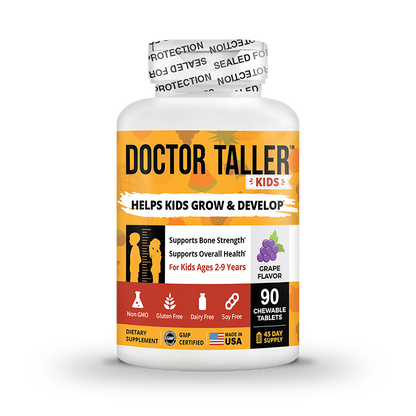 Doctor Taller Kids, Grape Multivitamins, Ages 2-9, 90 Vegan Chewables by NuBest Nutrition®