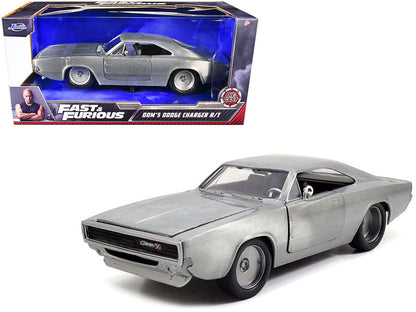 Dom's 1970 Dodge Charger R/T Bare Metal "Fast & Furious 7" (2015) Movie 1/24 Diecast Model Car by Jada  free shipping USA