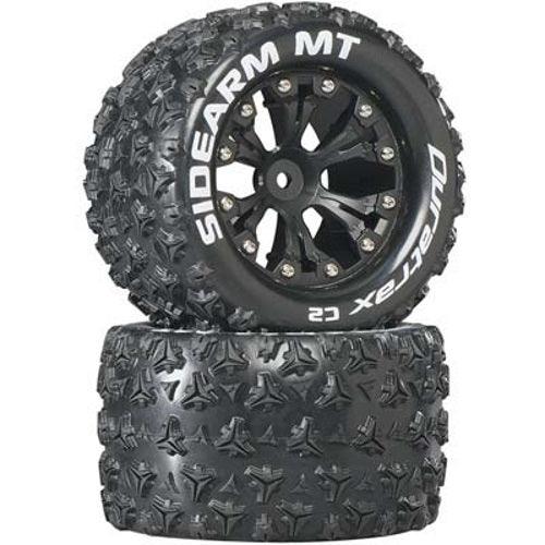 Duratrax DTXC3516 Mounted Sidearm MT Tire/Wheel Traxxas Stampede Savage XS Flux