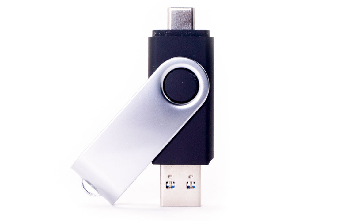 Dual SWM USB 3.1 Flash Drive - Large Capacity Unprinted