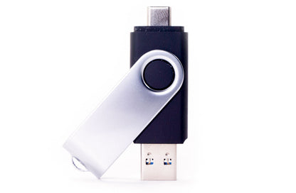 Dual SWM USB 3.1 Flash Drive - Large Capacity Unprinted