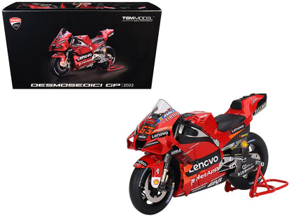 Ducati Desmosedici #63 Francesco Bagnaia "Presentation" "MotoGP World Championship" (2022) 1/12 Motorcycle Model by True Scale Miniatures  free shipping USA