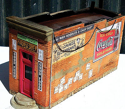 Downtown Deco 1064 HO Scale Chop Suey Take Out -- Cast-Hydrocal Kit
