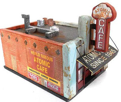 Downtown Deco 2023 N Scale The Atomic Cafe -- Cast-Hydrocal Kit