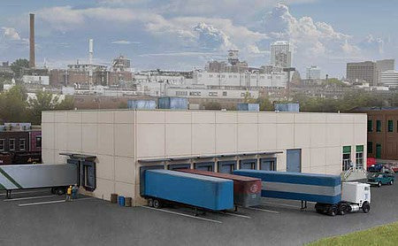 Walthers Cornerstone 3862 N Modern Concrete Warehouse Kit
